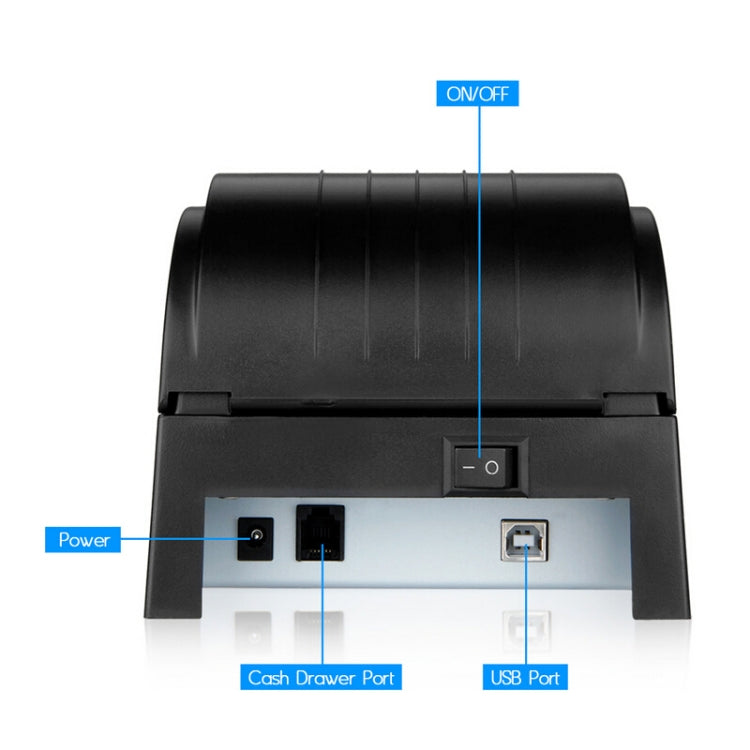 POS-5890T Portable 90mm / sec Thermal Receipt Printer, Compatible ESC/POS Command, POS-5890T/Black, POS-5890T/White