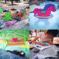 Hand-held 3D printing pen creating colorful 3D drawings and sculptures on paper