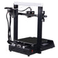 Desktop 3D printer, angled view showing build plate and linear rails