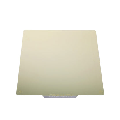 PEI printing plate, light beige spring steel sheet with PEI coating