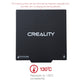 PEI printing plate, dark frosted sheet with CREALITY logo
