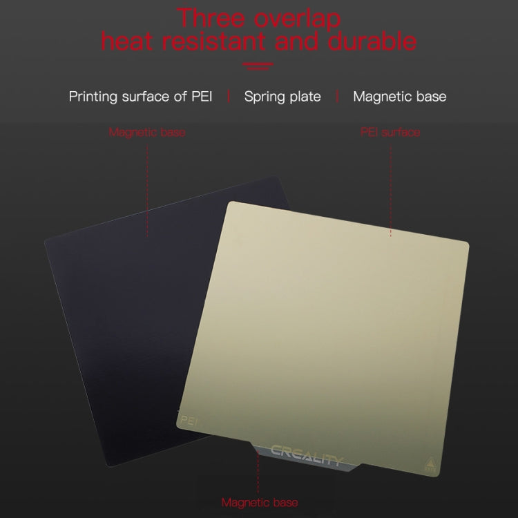 PEI printing plate set, dark and light beige double-sided sheets