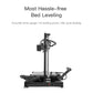 CREALITY CR-6 SE 350W Intelligent Leveling-free DIY 3D Printer, Print Size : 23.5 x 23.5 x 25cm, EU Plug, CR-6 SE