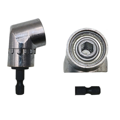 105-degree right angle drill bit extension adaptor with 7mm hex socket end