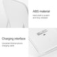 White ABS makeup mirror body with charging port and connector detail