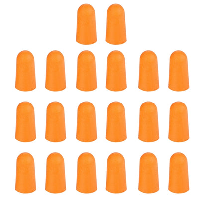 Ten Pairs Non-toxic Orange Soft Memory Foam Material Earplug for Sleeping