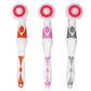 Multi-function Electric Waterproof Bath Cleansing Brush Long-handled Massage Brush, with 4 Brush Heads