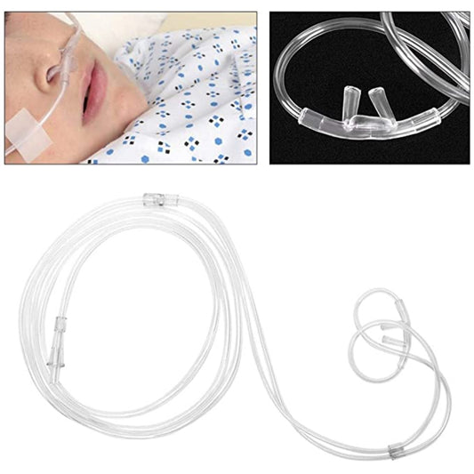 5 PCS Household Disposable Double-hole Nasal Oxygen Tube Pipe Oxygen Supply Tubing, Length: 6m, Length: 6m