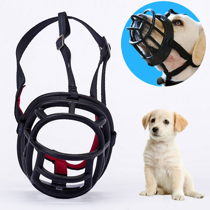 Dog Muzzle Prevent Biting Chewing and Barking Allows Drinking and Panting, Size: 6.8*6.3*7.8cm, Size: 6.8*6.3*7.8cm