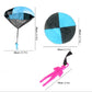 Hand Throwing Mini Play Parachute Paratrooper Outdoor Games Children Educational Toys with Figure Soldier for Kids, Random Color Delivery, Hand Throwing Parachute