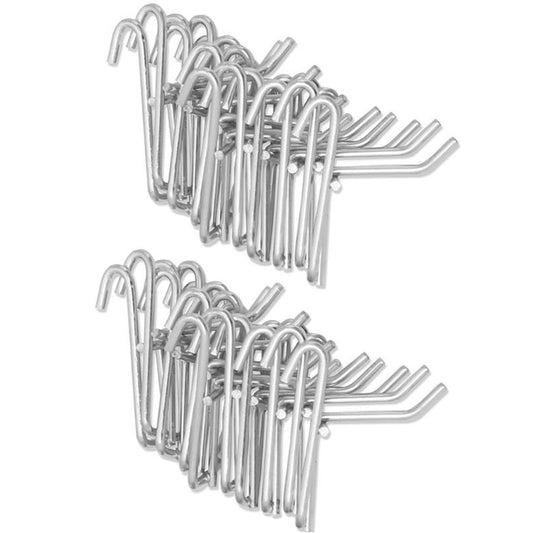 10pcs 3.5mm Supermarket Iron Grid Shelf Hook, Length: 20cm, 3.5mm 20cm