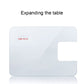 Mini sewing machine expanding table attachment with ruler scale