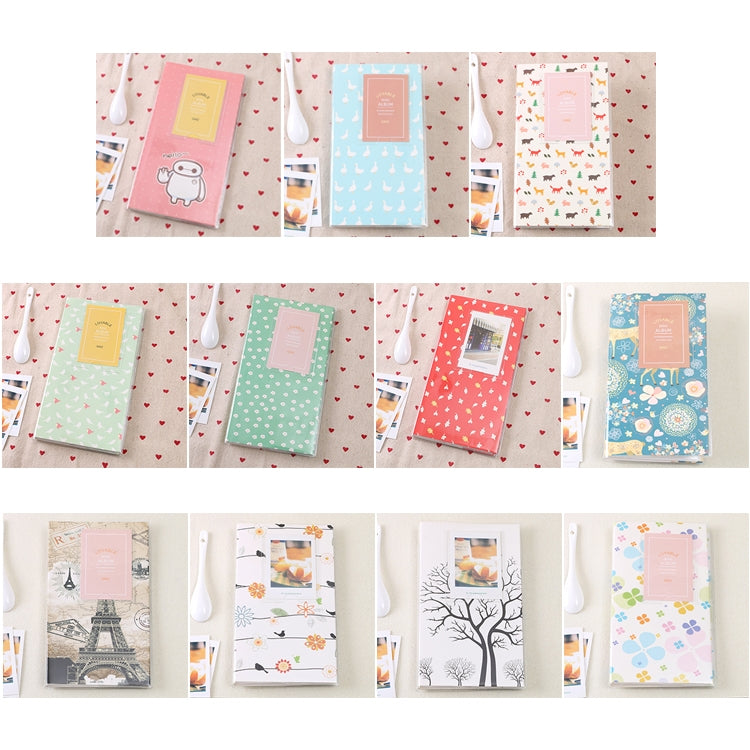 3-inch DIY mini photo album insert pages, assorted patterned cover designs