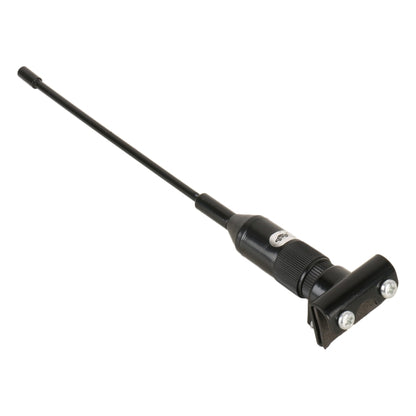 Black extendable car aerial clip antenna, 23cm length with mounting base