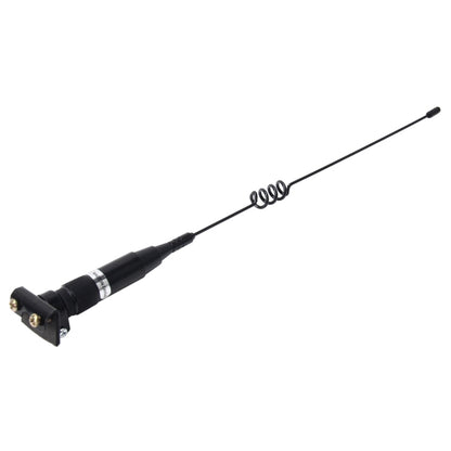 Universal car antenna extension clip, 41cm black rod with coil spring and screw base