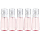 10 PCS Portable Refillable Plastic Fine Mist Perfume Spray Bottle Transparent Empty Spray Sprayer Bottle, 60ml, 60ml