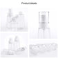 10 PCS Portable Refillable Plastic Fine Mist Perfume Spray Bottle Transparent Empty Spray Sprayer Bottle, 100ml, 100ml