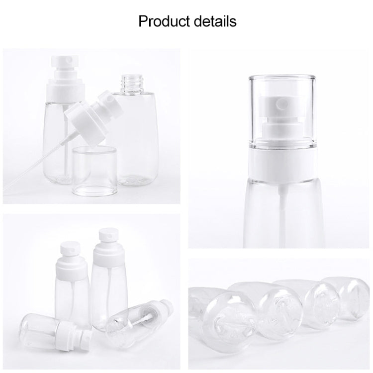10 PCS Portable Refillable Plastic Fine Mist Perfume Spray Bottle Transparent Empty Spray Sprayer Bottle, 100ml, 100ml