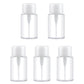 Portable Liquid Push Down Pump Dispenser Bottle Empty Plastic Bottle Container, 150ml, 150ml