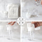 Portable Liquid Push Down Pump Dispenser Bottle Empty Plastic Bottle Container, 150ml, 150ml