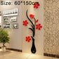 Creative Vase 3D Acrylic Stereo Wall Stickers TV Background Wall Corridor Home Decoration, Size: 60*150cm, Size: 60*150cm
