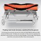 Robot sweeping brush accessory with orange bristles and white plastic housing