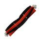 Side brush accessory with red base and dense black bristles, replacement part