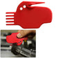 2 PCS Universal Sweeping Robot Accessories Flat Brush Cleaner for iRobot Roomba, Brush Cleaner Red