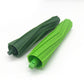 Green main brush roller pair with end caps for robot vacuum