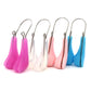 Set of colorful nose clip braces with loop handles, soft silicone nasal support
