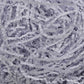 Pale lilac shredded paper filler strips, crumpled and densely packed