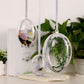 6 PCS Transparent Plastic Hollow Ellipsoid Easter Christmas Wedding Decorations, 6 PCS