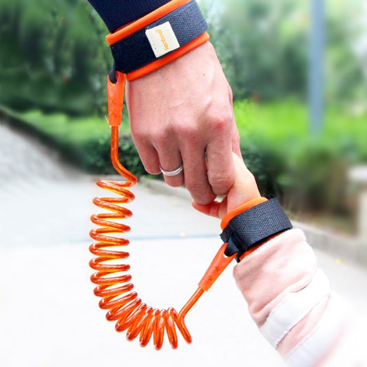 Kids Safety Harness Child Leash Anti Lost Wrist Link Traction Rope Anti Lost Bracelet, Length: 1.5m, 1.5m Orange, 1.5m Blue