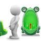 Cartoon Frog Shape Kids Wall-Mounted Potty Toilet