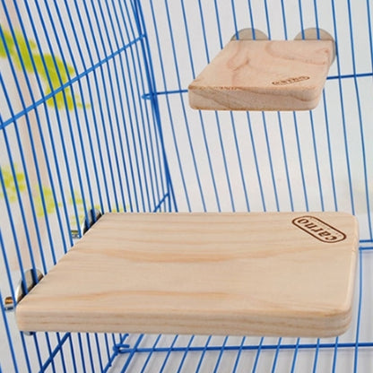 Pet Wooden Rectangular Springboard Hamster Small Pets Pedal Toys, Small, Springboard, Small