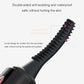 Black waterproof eyelash curler head with dual anti-scalding curved comb