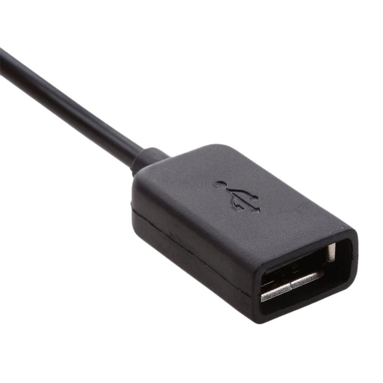 USB charging port connector with black housing