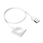 Portable magnetic wireless charger base with USB cable, white