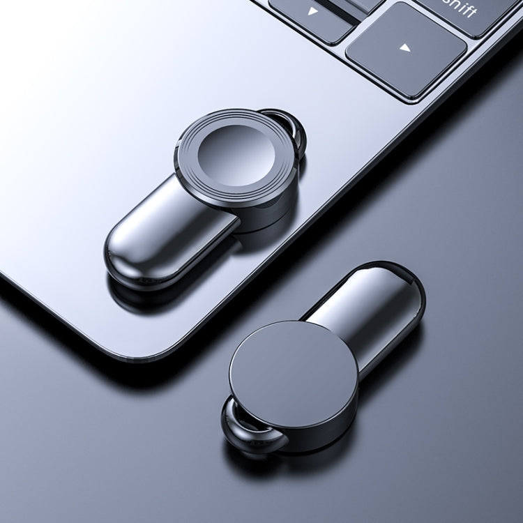 Portable magnetic wireless watch charger with ring dock and USB connector