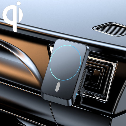 JJT-969 15W Max Output Magnetic Car Air Outlet Bracket Wireless Charger, JJT-969