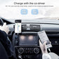 Black Awei dual fast car charger plugged into a car dashboard