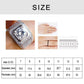 Ring size chart showing US size 12 with diameter 21.5 mm and perimeter 67.5 mm
