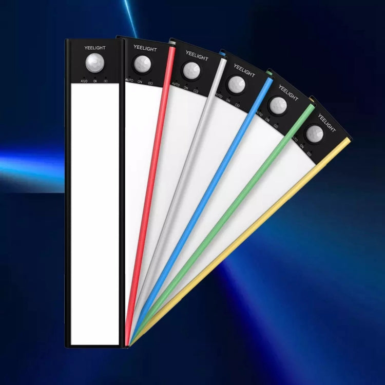 40cm LED motion sensor light bars in multiple colors, slim rechargeable cabinet lamps