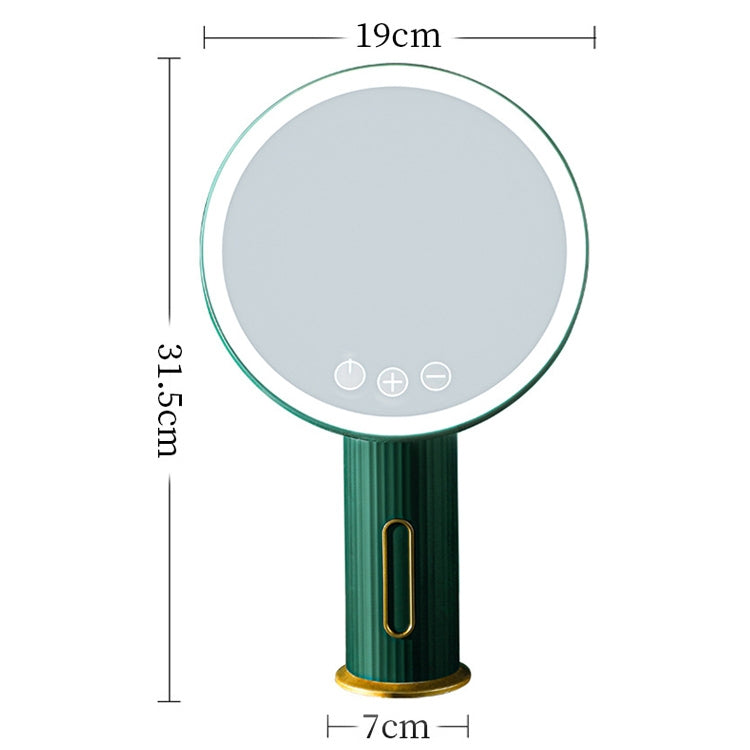Smart LED Desktop Makeup Mirror with Fill Light, White Light, White Light
