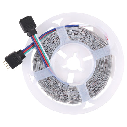 RGB LED rope light reel with black connector and multicolor lead wires, 2835 SMD