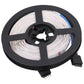 RGB LED rope light reel side view with white LED strip and wiring tail