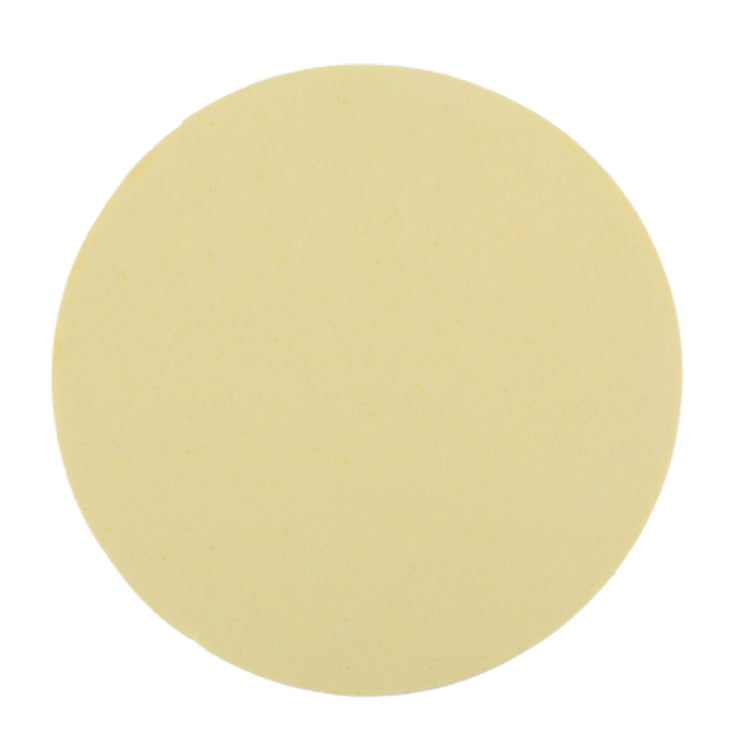 Yellow circular diffuser lens for motorcycle LED windmill light, plain back