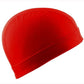 Red dome cap wig elastic cap with smooth finish and horizontal stitched band