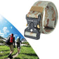 Outdoor tactical nylon belt with light camo webbing and black quick-release buckle