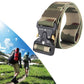 Outdoor tactical nylon belt with desert camo webbing and black quick-release buckle